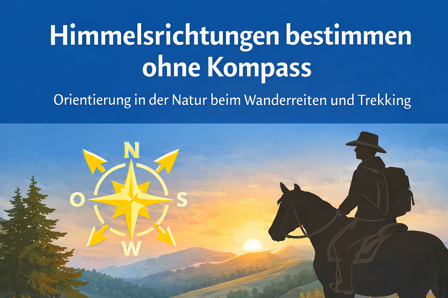 Himmelsrichtungen bestimmen ohne Kompass, GPS oder Navigationsapp