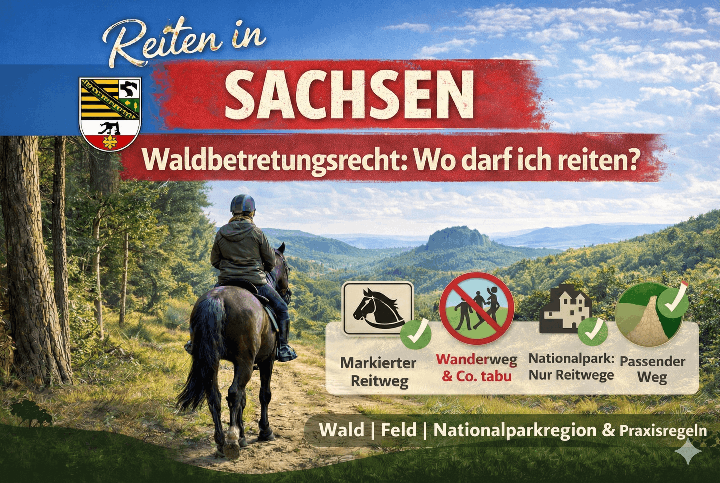 Waldbetretungsrecht in Sachsen