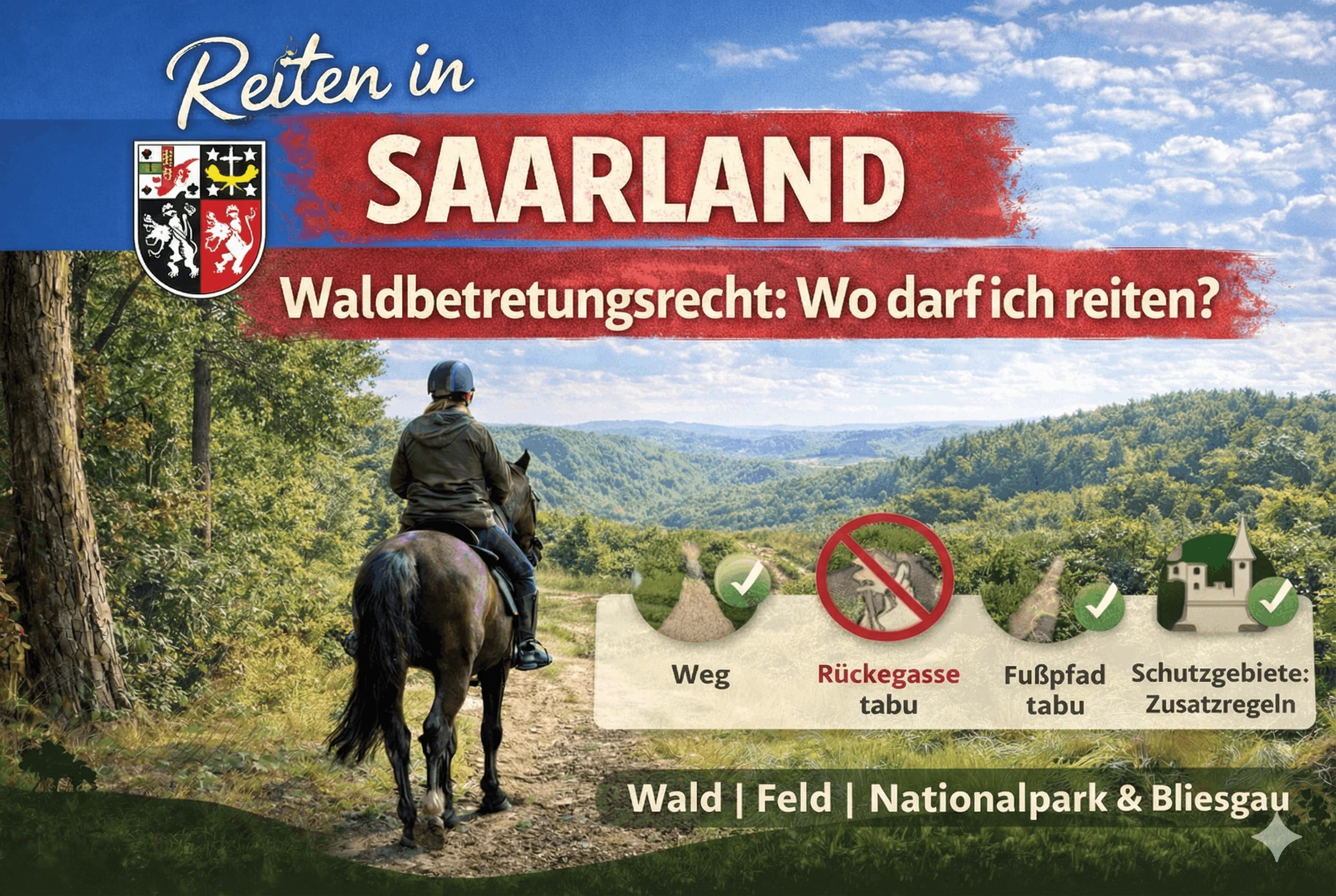 Waldbetretungsrecht im Saarland